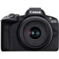Canon EOS R50 + RF-S 18-45mm F4.5-6.3 IS STM - Black Canon EOS R50 + RF-S 18-45mm F4.5-6.3 IS STM - Black